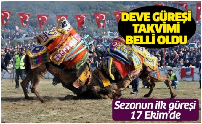 Tarihi Deve Güreşi Takvimi Belli Oldu