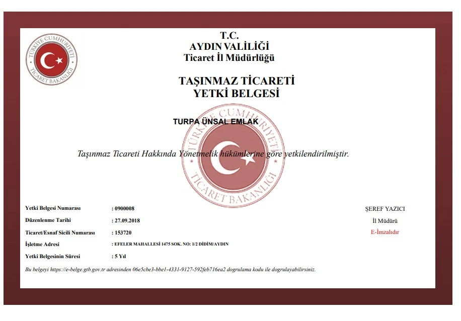 Emlak Taşınmaz Belgesi