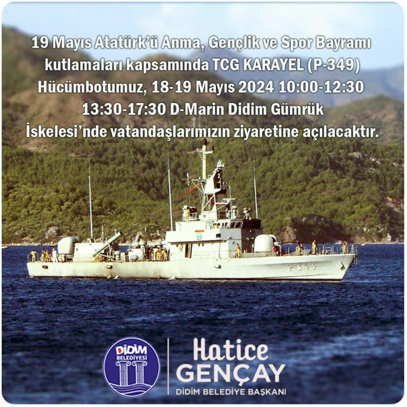 TCG KARAYEL (P-349) Hücumbotu Ziyarete Açılıyor