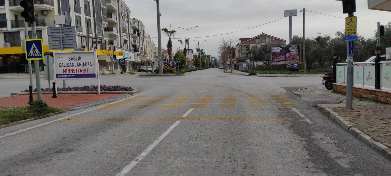 Karantinalı Günlerde Sokaklar Boş Kaldı