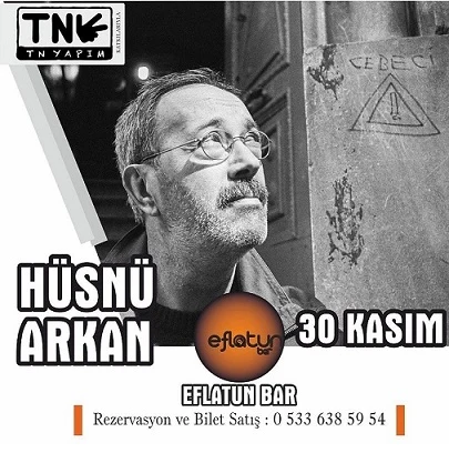 Söz Yazarı ve Besteci Hüsnü Arkan Didim Eflatun Bar'da