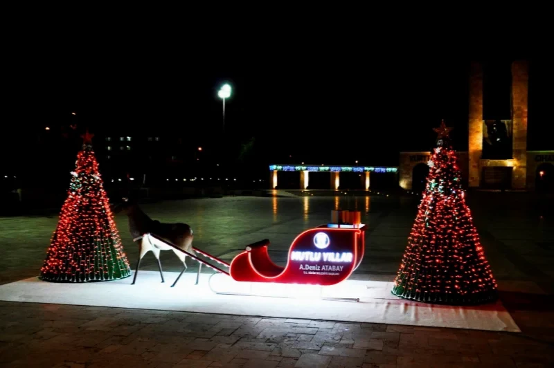 Didimde Noel Baba Kızak Kuyruğu