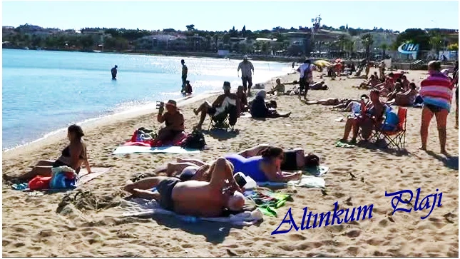 Didim'de Ekim Ayında Plajlar Dolu