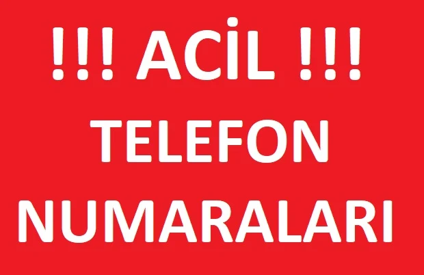 Didimin Önemli Telefon Numaraları