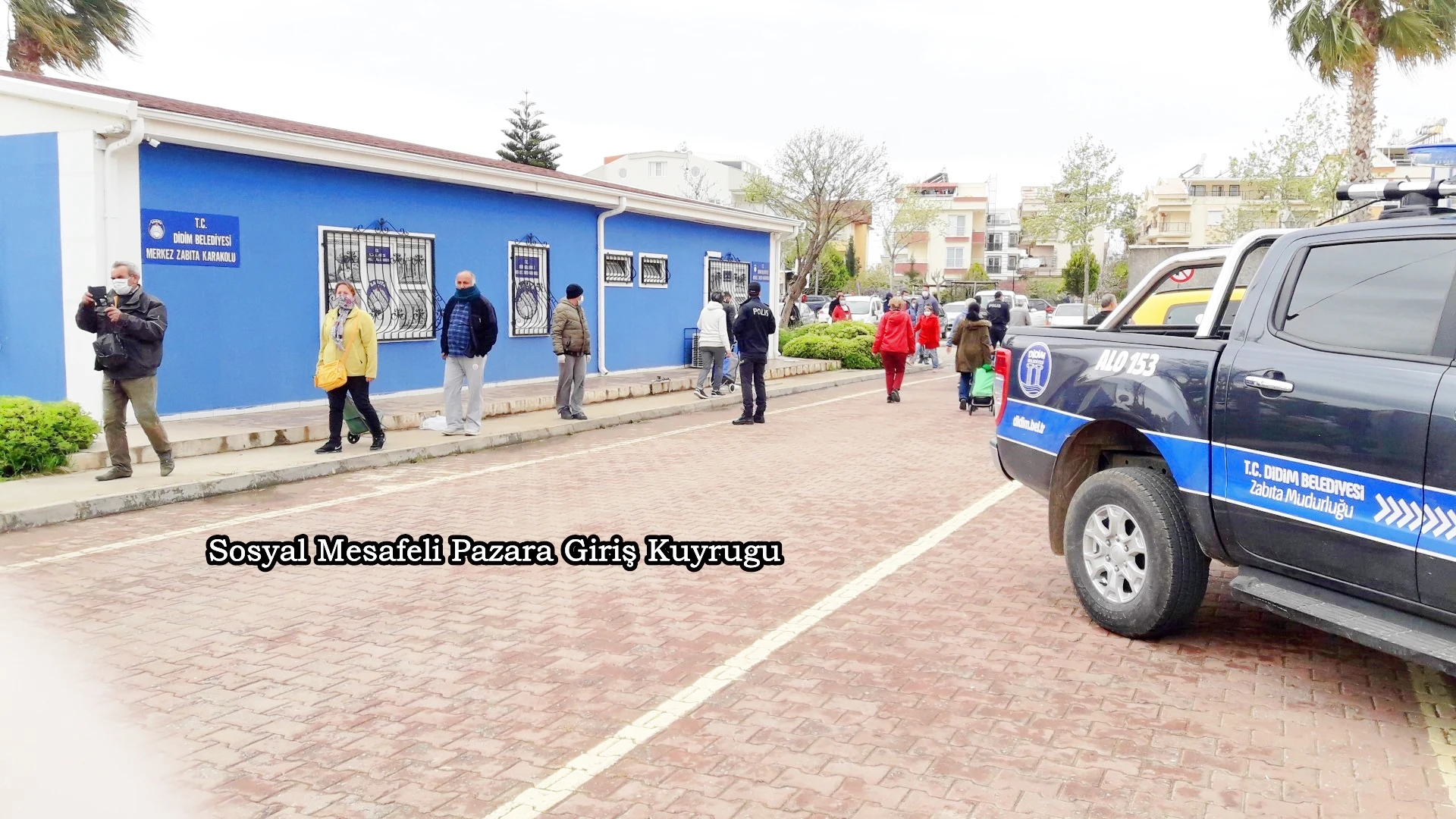 Cumartesi Pazarın'da Korona Virüs Tedbirleri