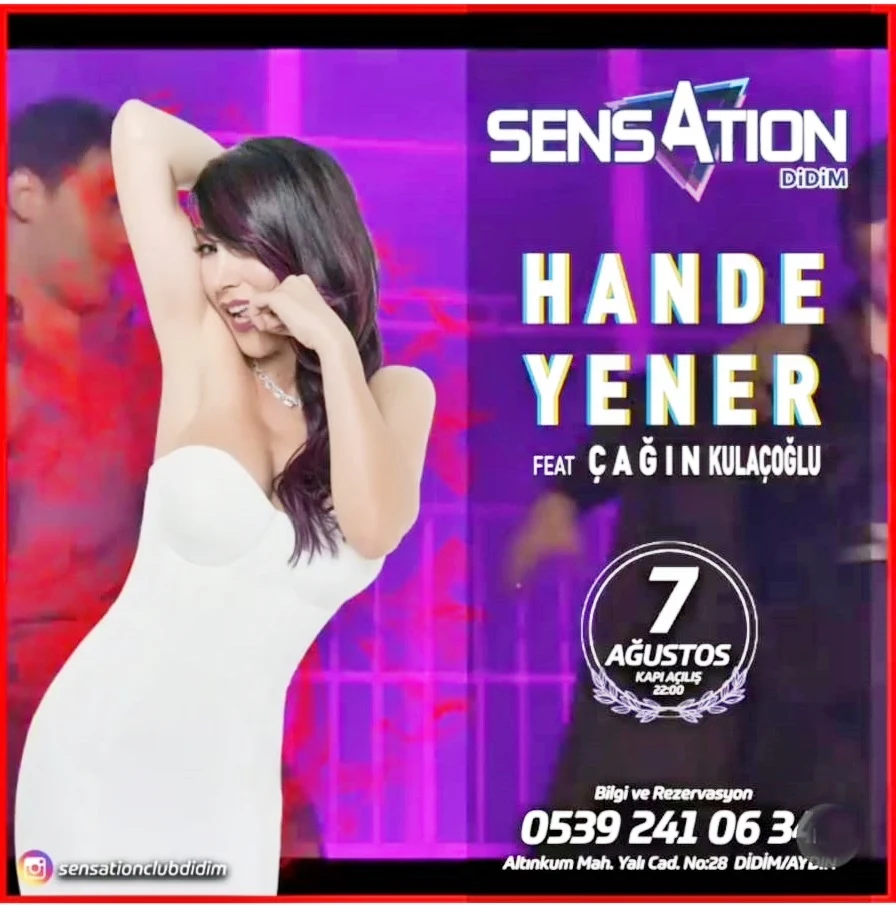 Didim Sensetion Yaz Keyfi Hande Yenerle Devam Ediyor