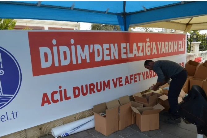 Didim'den Elazığ'daki Depremzedelere Yardım