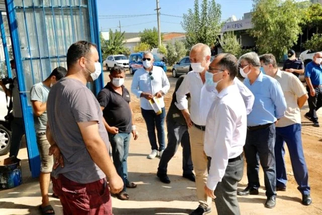 Didim Sanayi Sitesi'nde Korona Virüs Denetimi