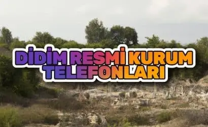 Didim Resmi Kurum Telefonları
