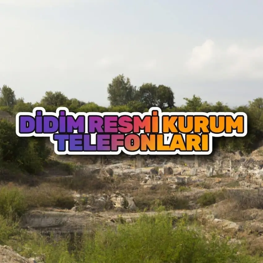 Didim Resmi Kurum Telefonları