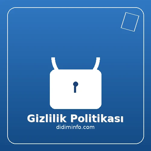 Gizlilik Politikası